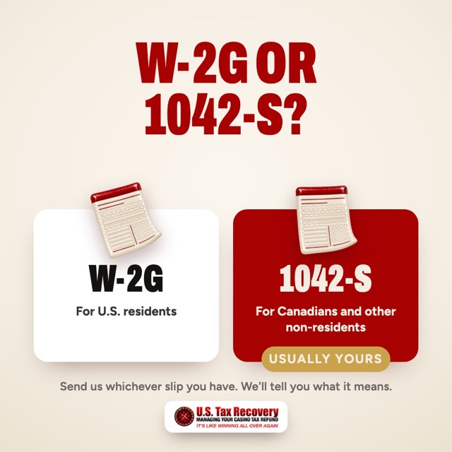 Post design: W-2G or 1042-S?